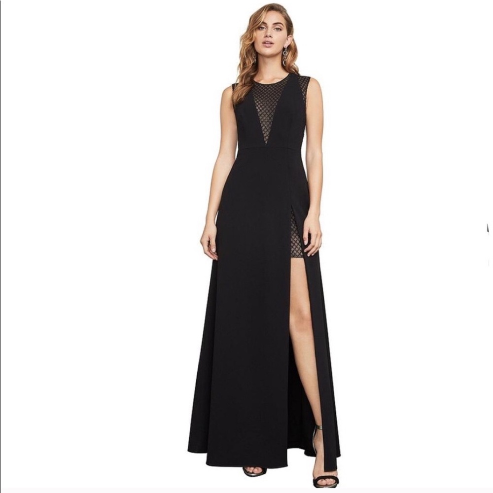 BCBGMaxAzria Long Black Formal Gown